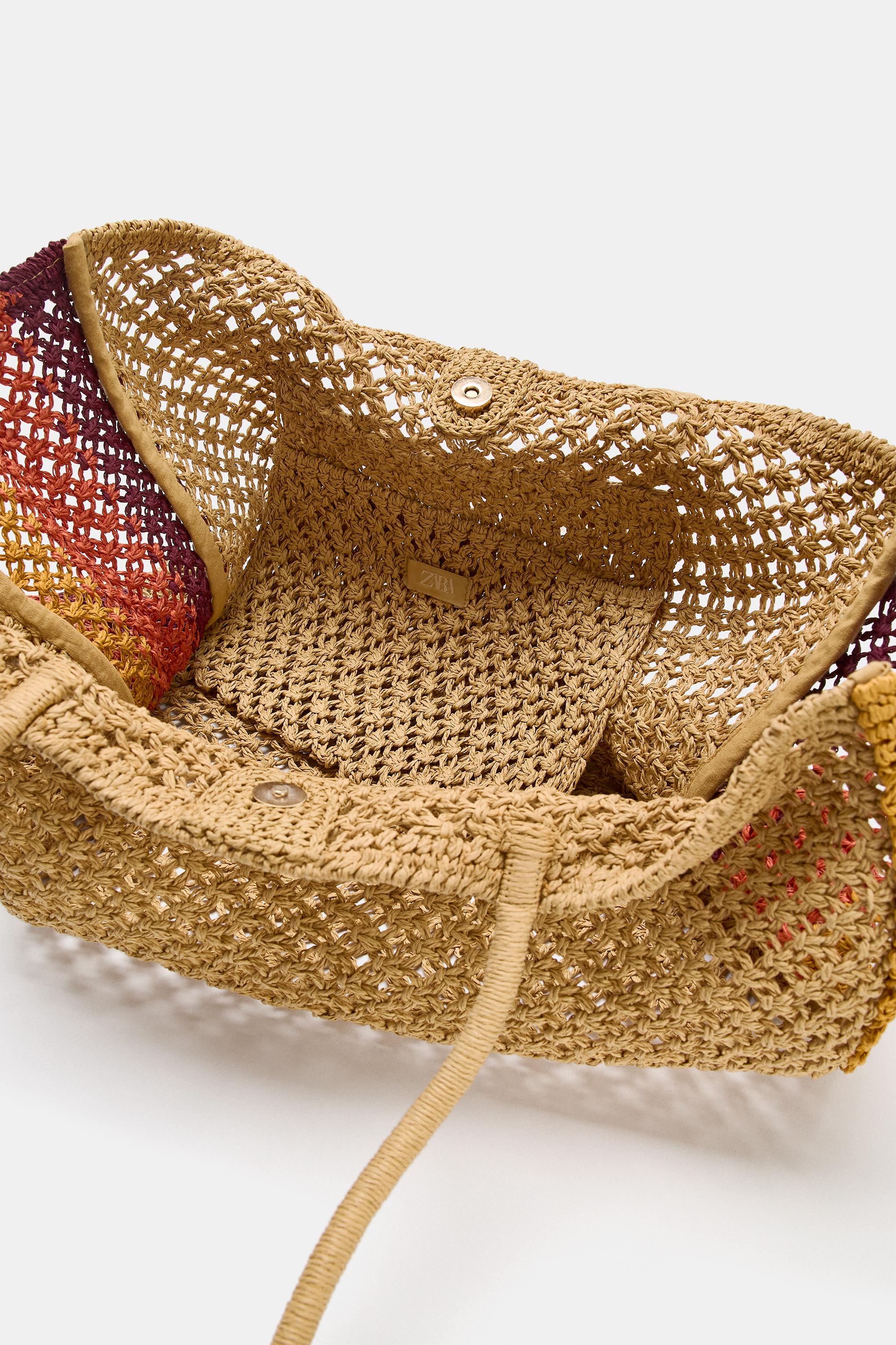 COMBINED WOVEN EFFECT SHOPPER